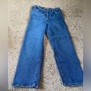 Levi’s ribcage straight ankle